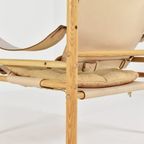 Safari Sirocco Easy Chairs From Arne Norell In Light Peach Leather thumbnail 7