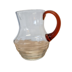 Vintage Design Waterkaraf Met Amberglas thumbnail 6
