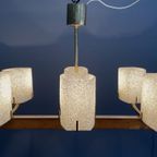 Pendant Lamp 6 Plastic Shades 1960S thumbnail 3