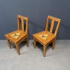 Set Van Twee Beschilderde Zweedse Stoelen Prijs/Set thumbnail 11