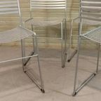 Set Van 4 Aero Wire Stoelen, Stapelbaar thumbnail 8