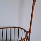 Vintage Rotan Wieg Met Stang, Sfeervol En Uniek, Jaren '70 thumbnail 8