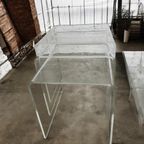 Vintage Plexiglazen Nesting Tables / Bijzettafeltjes thumbnail 8