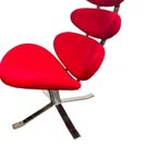 Vintage Eenzit / Fauteuil / Lounge Chair Met Poef thumbnail 5