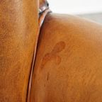 Comfortabele, Gezellige Armchair Gemaakt Van Schapenleer Met Een Correcte Afwerking Met Siernagel thumbnail 11