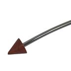 Memphis Style / Postmodern Design - Dressboy / Valet Stand - Chrome Frame With Wooden Accents thumbnail 6