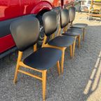 Set Van 4 Midcentury Eetkamerstoelen thumbnail 8