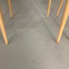 24 X Sintesi Stapelbare Kunstof Met Houten Poten Stoelen Italiaans Design thumbnail 11