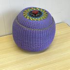 Theemuts/Mand Kleurrijke Opbergmand thumbnail 3