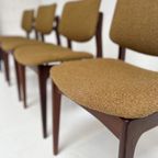 Set Van 4 Massief Houten Deense Stoelen, 1970’s thumbnail 5