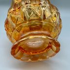 Franse Carnaval Iriserend Glas Waterkan En Glas Oranje thumbnail 4