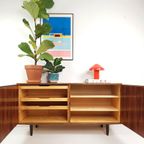 Vintage Deens Dressoir Palissander Hout Kast thumbnail 5