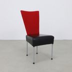 4x Postmoderne Eetkamerstoel 2-tone, 1980s thumbnail 6