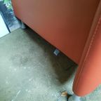 Leolux Paian Design Bank 2,5 Zits Rood Leder thumbnail 3