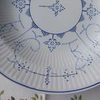 Vintage Bord Boch Copengague.blauw, Wit Borden thumbnail 7