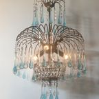 Italiaanse Hanglamp Azuur Teardrop Lamp Murano Kroonluchter thumbnail 13