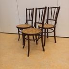 Set Van 3 Thonet-stijl Caféstoelen thumbnail 10