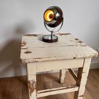 Bruine Vintage Eyeball Lamp, Jaren 70. Space Age Design thumbnail 8