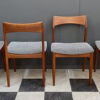 Set Of 6 Teak Dining Chairs By Henning Kjaernulf 1960S thumbnail 7