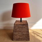 Xxl Rotan Rieten Lamp Birma Vintage thumbnail 14