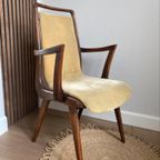 Vintage Design Stoel Met Velours Bekleding thumbnail 10