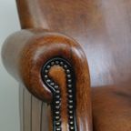 Correcte En Comfortabele Schapenleren Armchair/Fauteuil Met Een Mooie Afwerking thumbnail 10