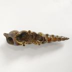 Franse Mid-century Majolica Schelp Sculptuur Keramiek 1950’s thumbnail 10