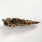 Franse Mid-Century Majolica Schelp Sculptuur Keramiek 1950’S thumbnail 9