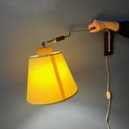 Vintage Mid Century Wandlamp / Houten Lamp thumbnail 5