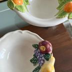 Set Van 2X Schalen Fruit Amsel Hamburg Keramiek Fruitschaal thumbnail 6