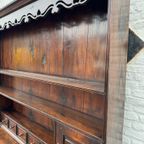 Tweedelige Kast Met Lades, Planken En Deurtjes thumbnail 11