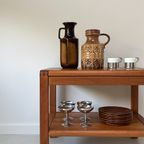Vintage Bijzettafel Van Salling Stolefabrik Made In Denemark thumbnail 5