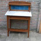 Brocante Tafel Met Marmer thumbnail 3