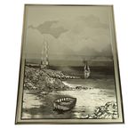 Jean Roy Hardelin - Goudfolie Afbeelding - Gesigneerd - Frankrijk - 1970's thumbnail 8