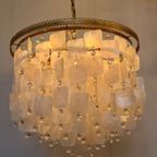 Capiz Hanglamp Kroonluchter Schelpen Parelmoer Vintage thumbnail 11