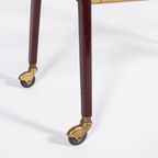 1960’s Italian Mid-century Modern Sculptural Side Table/serving Cart thumbnail 6