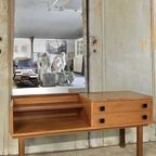 Vintage Kaptafel Met Spiegel. Sixties. Design. Retro. thumbnail 6