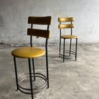 Two Mid Century Barstools thumbnail 14