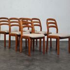 Vintage Set 6 Stuks Stoelen, Dyrlund, Denmark, 1970S thumbnail 10