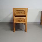 Large Oak Architect Desk / Table 1940'S thumbnail 17