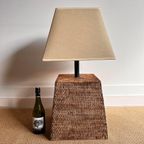 Xxl Rotan Rieten Lamp Birma Vintage thumbnail 10