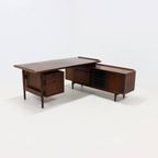 Rosewood Executive Desk Model 209 By Arne Vodder For Sibast 1955 thumbnail 5