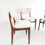 3 Palissander Vintage Dining Chairs Teddy Danish Design thumbnail 3