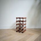 Richard Nissen Wijnrek – Teak – Deens Design - 9 Flessen thumbnail 5