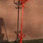 Staande Brocante Kapstok Rood thumbnail 2