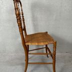2x Vintage Originele Chiavari Stoelen – Hout thumbnail 10