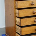 Prachtige Zeer Grote Engelse Victoriaanse Buffetkast/ Housekeeper Cupboard Met Lades En Legplanken thumbnail 8