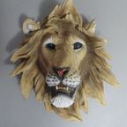 Resin / Epoxy Wall Lion Head 55 X 55 X 30 Cm Depth thumbnail 2