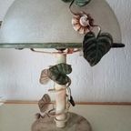 Paddenstoel Lamp Origineel Designer Herda Lamp Glas Herfst Mushroom Model Met Klimop thumbnail 22