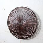 Bamboe Wandlamp Rond Bruin L thumbnail 7